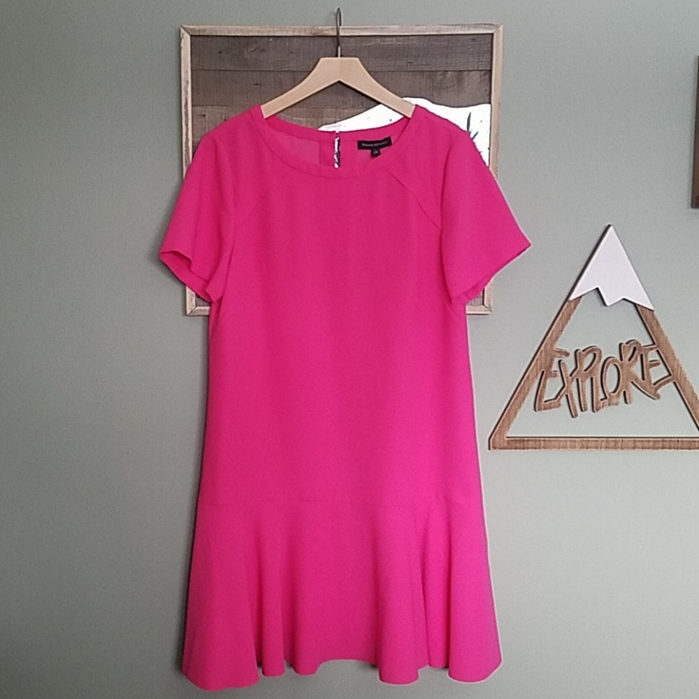 Pink Drop Waist Dress